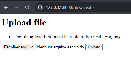 Unable to upload php file.