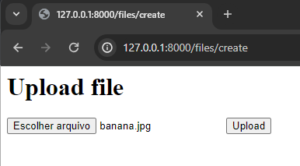 Uploading "banana.jpg"